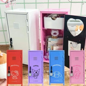 산리오 철제 미니 캐비넷 소형 인테리어 책상 수납함 캐비닛