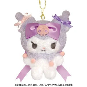 2025년 12월 예약 산리오 캐릭터즈 룬룬 리본 봉제 키홀더