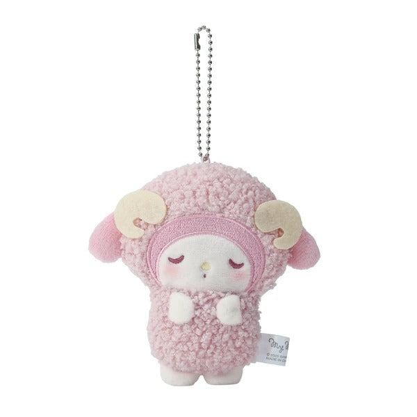 2025년 11월 예약 산리오 캐릭터즈 오야스미 히츠지 봉제 마스코트 홀더