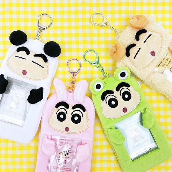 짱구는 못말려 크레용 신짱 인형 포토 키홀더 키링