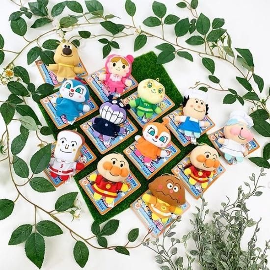 날아라 호빵맨 마스코트 손가락 인형 12종 키홀더 키링