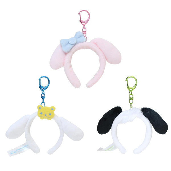 산리오 미니 카츄샤 머리띠 마스코트 인형 키링 키홀더