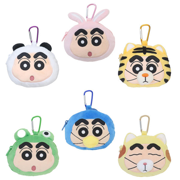 짱구 동물 카라비너 봉제인형 키링 키홀더