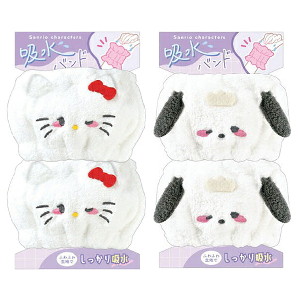 산리오 캐릭터즈 윙크 세안밴드 손목밴드 물흘러내림 방지 젖음방지