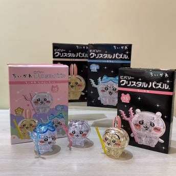 치이카와 3D입체 크리스탈 퍼즐 직소퍼즐 먼작귀 인테리어 소품 장식