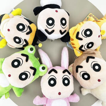 짱구는 못말려 크레용 신짱 나리키리 애니멀 인형 키홀더 키링