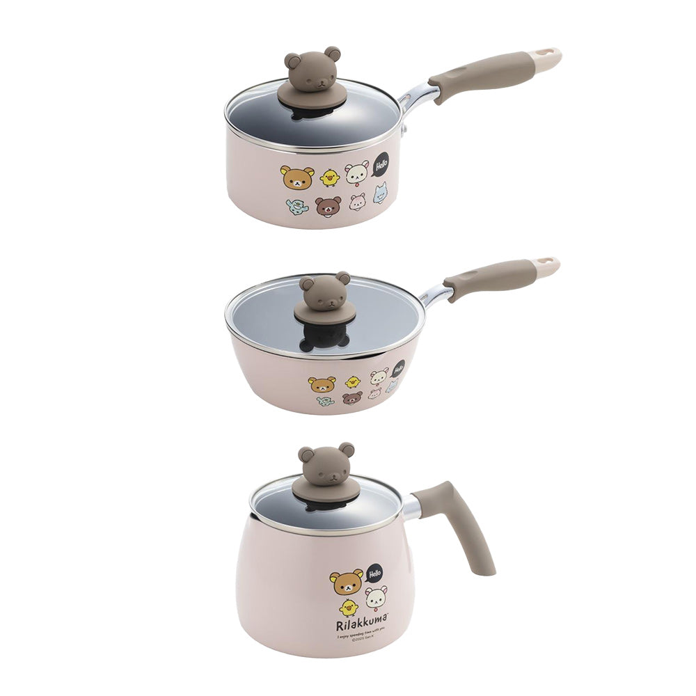 산엑스 리락쿠마 i enjoy spending time IH대응 한손 냄비 포트