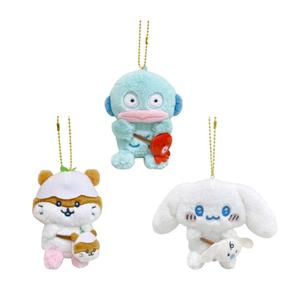 산리오 나가노 콜라보 페어 미니 마스코트 인형 친구와 함께