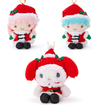 산리오 크리스마스 인형 키링 키홀더