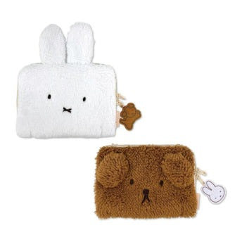 미피 도트 파우치 소프트 보아 소제 쇼트 파우치