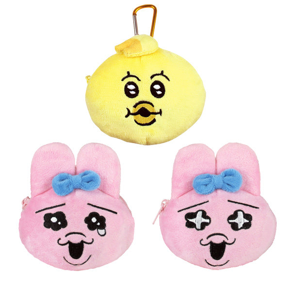 오빤쮸우사기 카라비나 봉제인형 파우치 마스코트 키링 키홀더