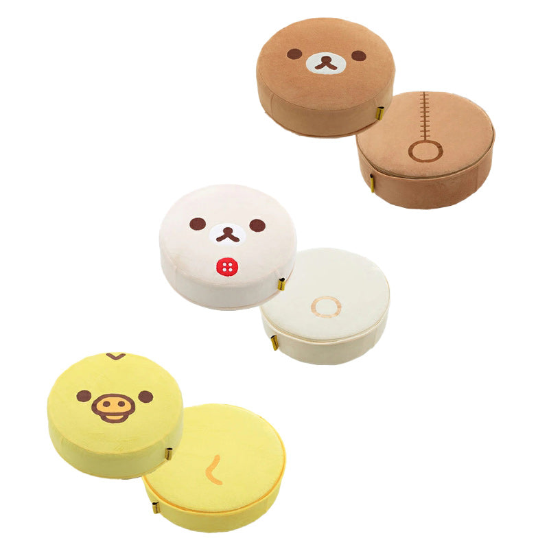 산엑스 리락쿠마 커버 분리세탁 가능 라운드 원형 쿠션