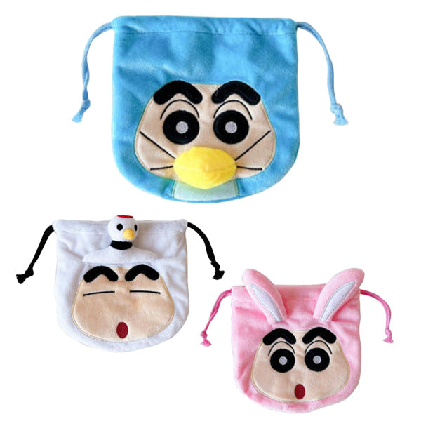 짱구는못말려 캐릭터 조리개 파우치