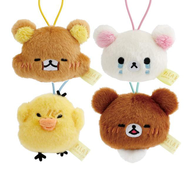 산엑스 리락쿠마 stay with me 오늘의기분 미니 봉제인형 키링 4종 랜덤