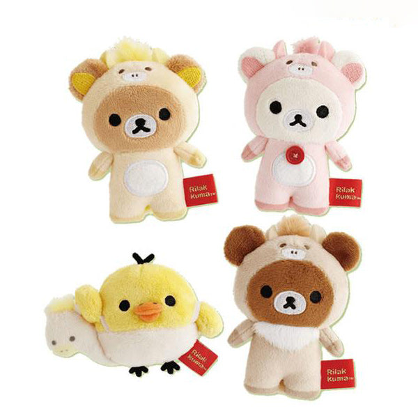 산엑스 리락쿠마 말의해 디자인 테노리인형 4종 랜덤