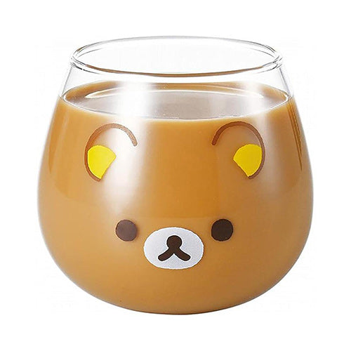 리락쿠마 흔들흔들 유리컵 텀블러 리락쿠마유리컵