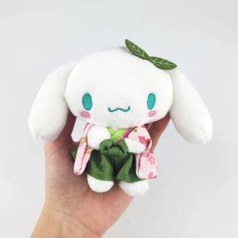 산리오 캐릭터즈 벚꽃 기모노 말차 마스코트 인형 키체인 키링 키홀더 열쇠고리