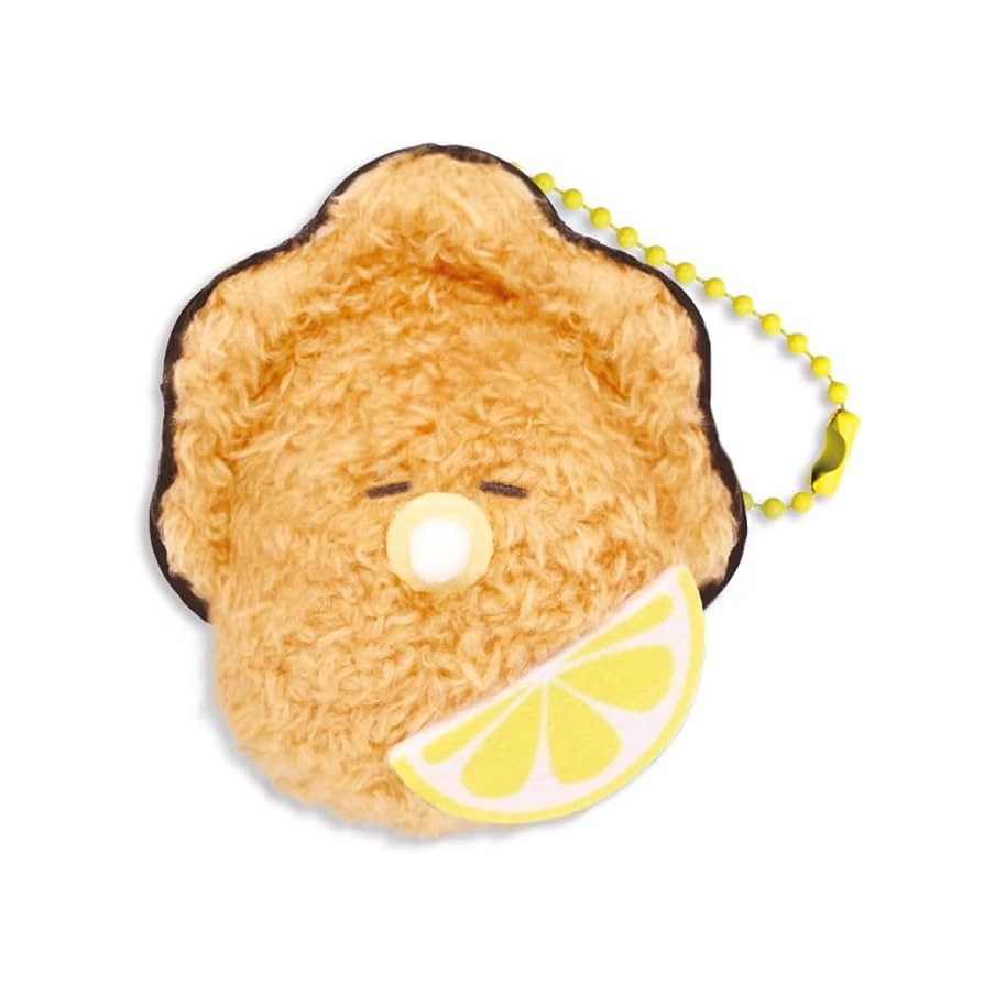 귀여운 둥근 눈동자의 생굴튀김 푸치 마스코트 키홀더 굴튀김 인형 키링
