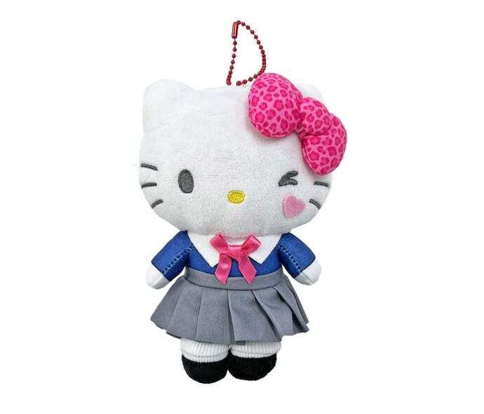 헬로키티 갸루 마스코트 파우치 키링 산리오