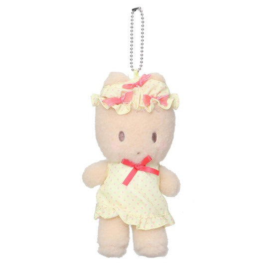 나카지마 산리오 마론크림 나이트 캡 리본 마스코트 인형 볼체인 키홀더 키링