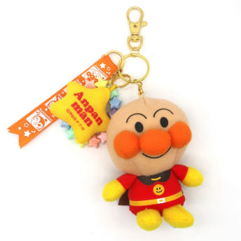 호빵맨 마스코트 인형 4종 키홀더 키링