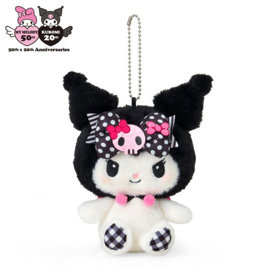 산리오 핑크 블랙 파티 쿠로미 키홀더 키링