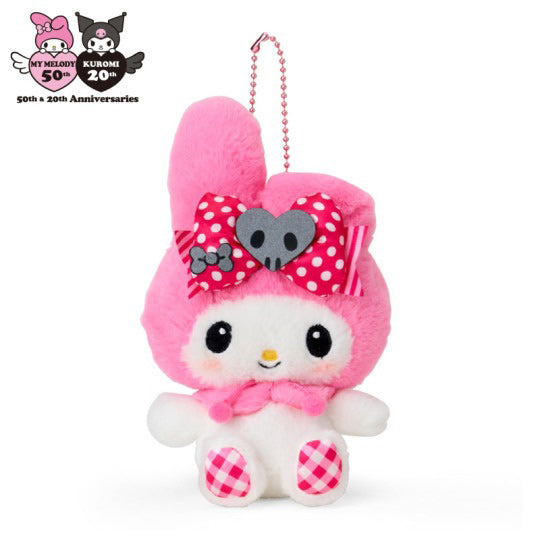 산리오 핑크 블랙 파티 마이멜로디 키홀더 키링