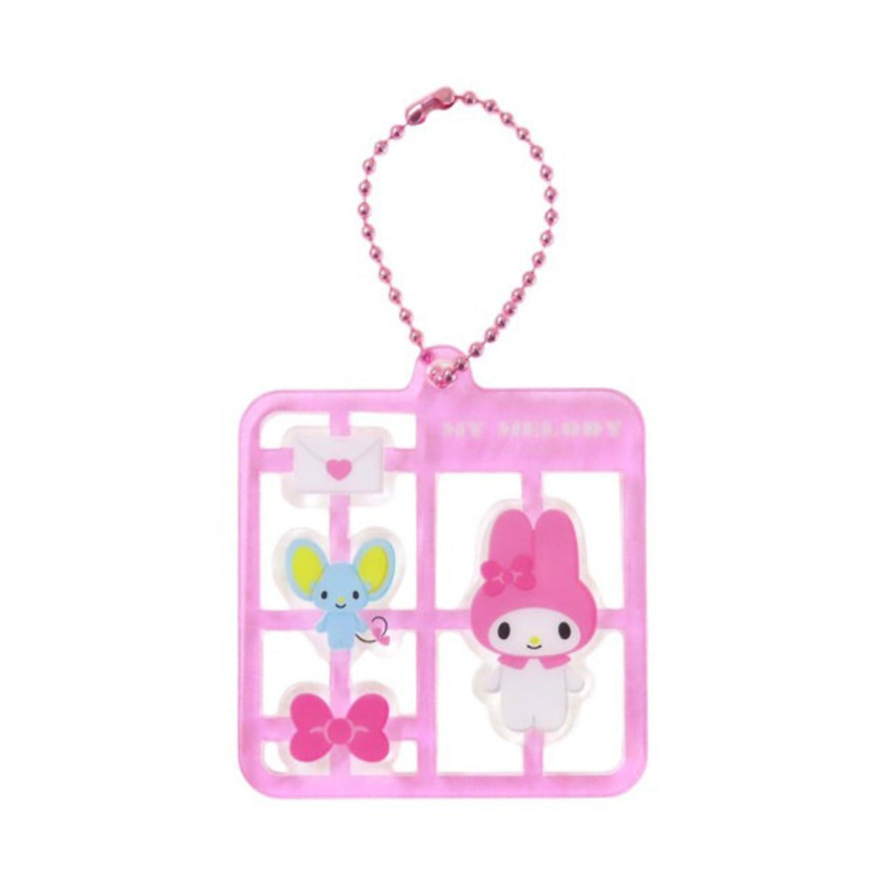 산리오 캐릭터즈 플라스틱 모델 풍 키홀더