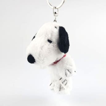 스누피 베이직 미니 쁘띠뽀송 마스코트 카라비너 키링 키홀더