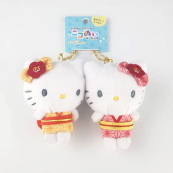 산리오 캐릭터즈 니코누이 마그넷 자석 서로 붙는 키홀더 2개 세트