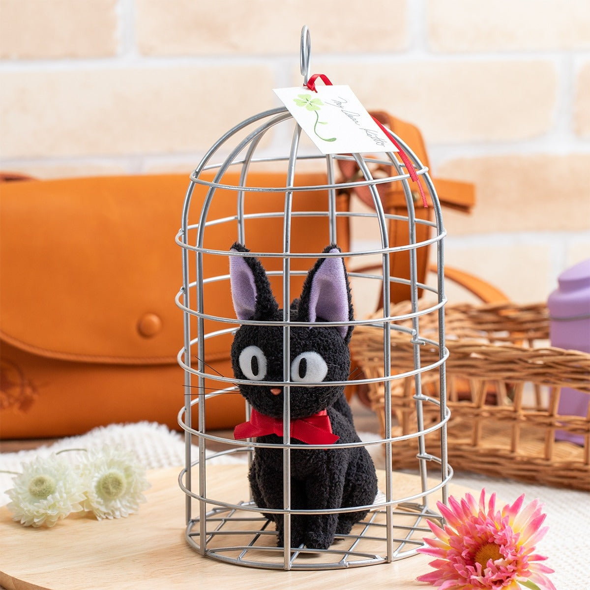 마녀의배달부키키 지지 인형 바구니 M