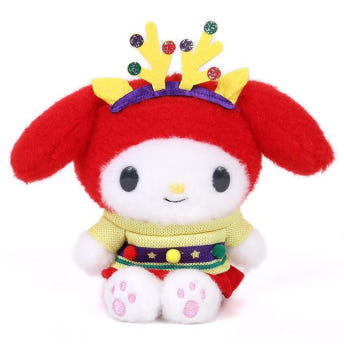 산리오 크리스마스 스웨터 디자인 인형
