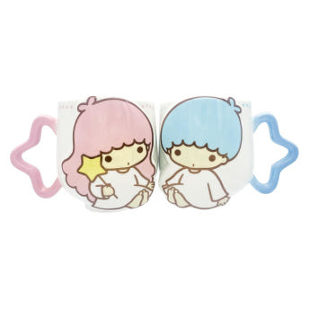 산리오 리틀트윈 스타즈 페어 머그컵 자기컵 캐릭터굿즈 키키 라라