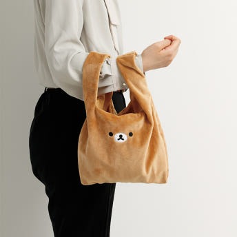 산엑스 리락쿠마 마스코트 마르쉐백 장바구니 에코백 코리락쿠마