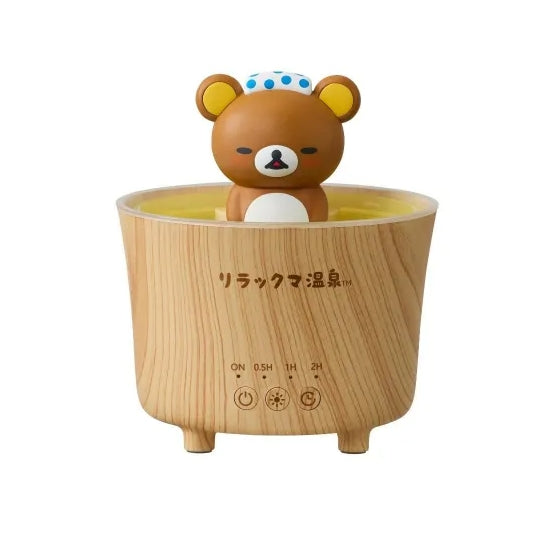 산엑스 리락쿠마 온천 룸라이트 가습기 습도조절 인테리어 소품