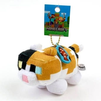 마인크래프트 고양이 마스코트 인형 키체인 키홀더 키링