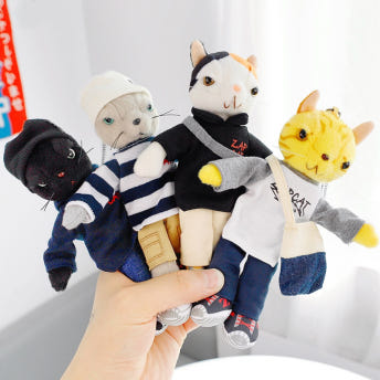 ND 잽캣 고양이 인형 마스코트 ZAP CAT 키링 키홀더