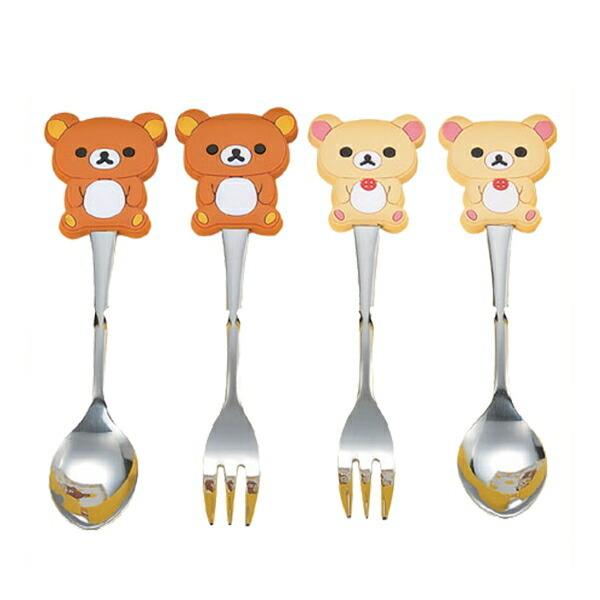 리락쿠마 스푼 포크 4종 세트 RK-28