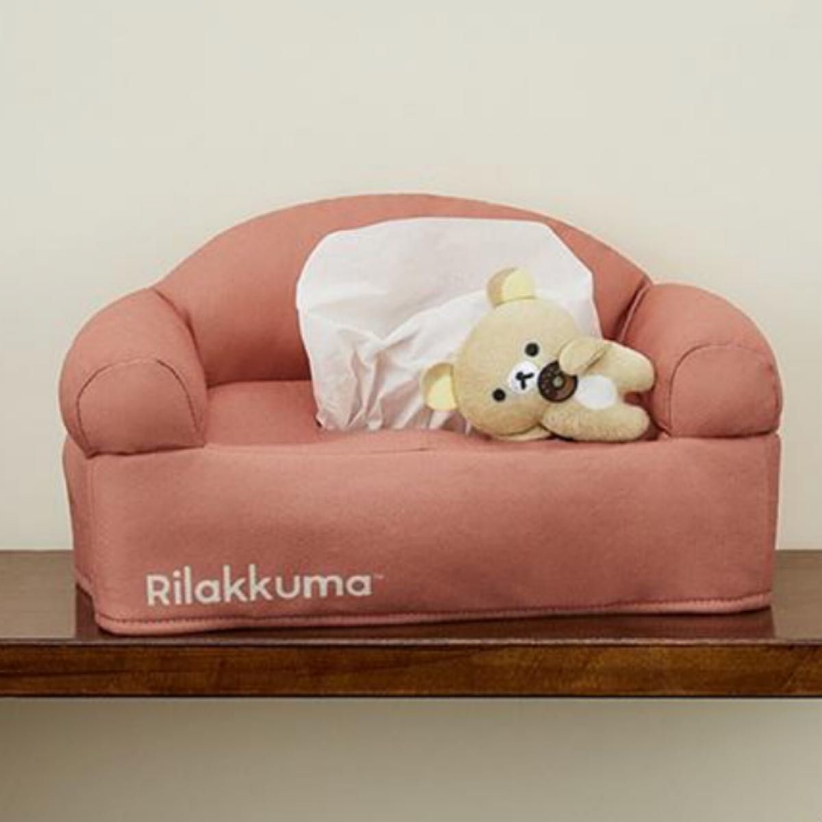 리락쿠마 베이직 쿠츠 편안한 소파형 티슈박스커버
