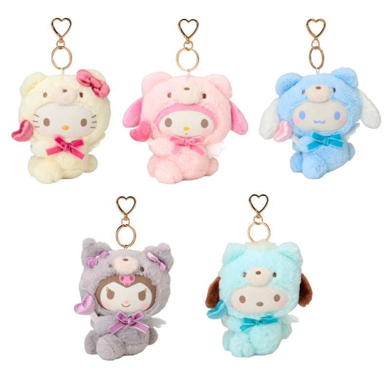 산리오 캐릭터즈 엔젤 베어 천사곰 인형 마스코트 키홀더 키링