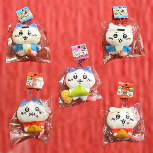 치이카와 교토 지역 후시미이나리 야츠바시 캐릭터즈 마스코트 키링 키홀더