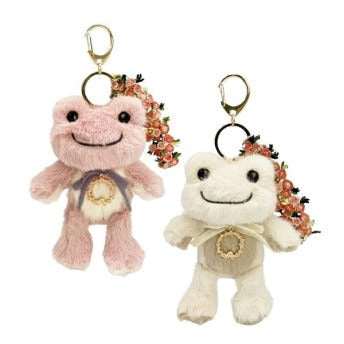 피클스 더 프로그 개구리 베이지 핑크 인형 피클 마스코트 인형 캐릭터 키링 키홀더 장식