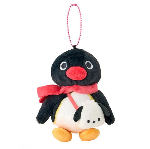 예약 마감  핑구 X 해피단부이 산리오 콜라보 PINGU 마스코트 키링  7월15일까지
