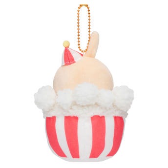 치이카와 란도 들뜬 마스코트 인형 키링 키홀더 하치와레 우사기