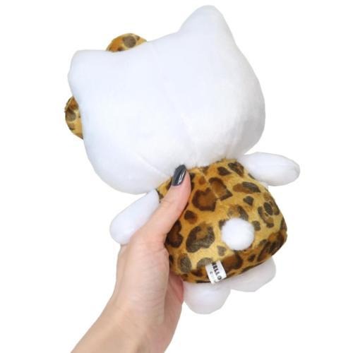 산리오 헬로키티 호피 시리즈 볼 체인 마스코트 봉제 인형 키홀더