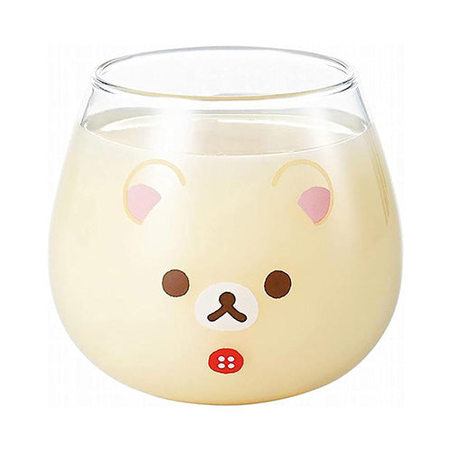 리락쿠마 흔들흔들 유리컵 텀블러 리락쿠마유리컵