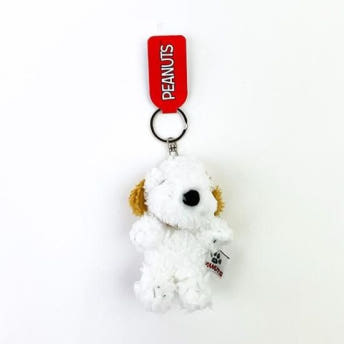 스누피 쁘띠 후와 마스코트 봉제 인형 앤디 키홀더 키링