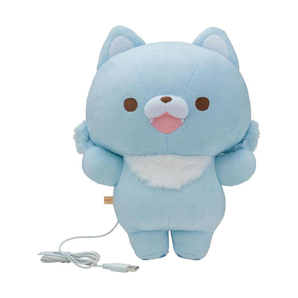 안으면 따뜻한 봉제인형 차이로이코구마 아오이코오오카미 2종 USB A타입