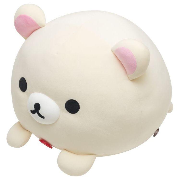 산엑스 리락쿠마 수퍼 모찌모찌 동그란 쿠션 봉제인형 4종