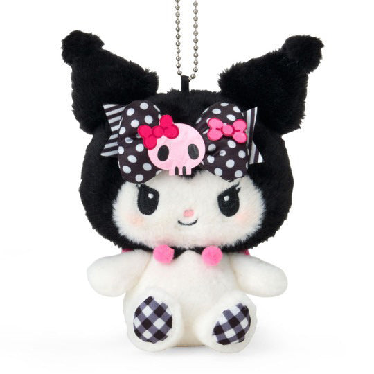 산리오 핑크 블랙 파티 쿠로미 키홀더 키링